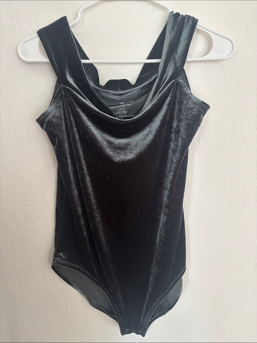 Velvety Sleeveless Bodysuit - Women